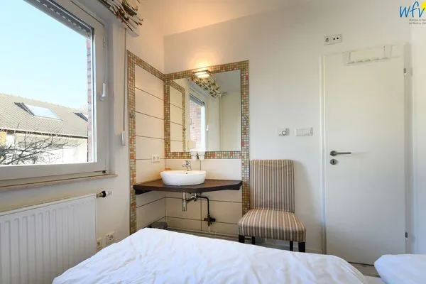 Schlafzimmer Fischerhus Ferienhaus Fischerhus Wangerooge