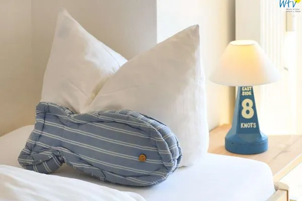 Schlafzimmer Haus Ebbe und Flut Ferienwohnung Leegwater