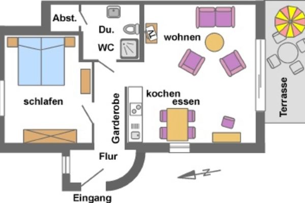 Boddenquartett - Arkona Wieck - Grundriss
