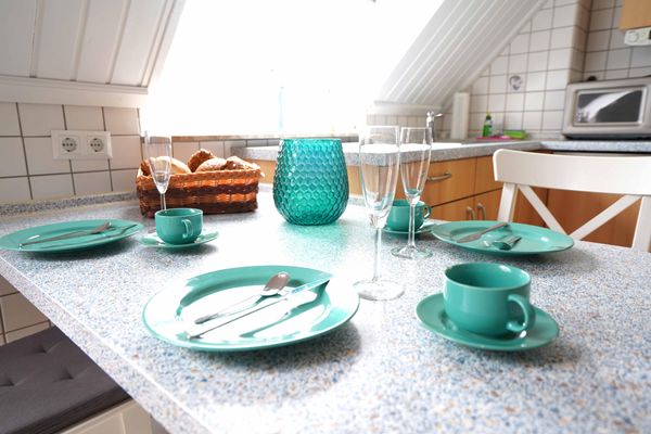  Ferienwohnung Wangerooge in Hartward Hartward - Küche / Küchenzeile