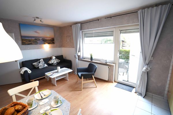  Ferienwohnung Norderney Hartward - Wohnzimmer