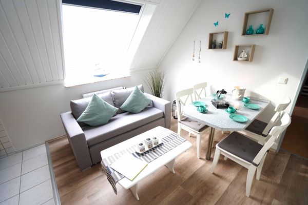  Ferienwohnung Spiekeroog in Harteward Hartward - Wohnzimmer