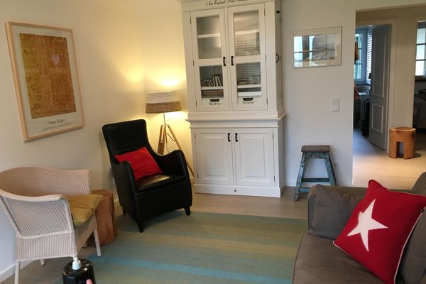  App. Auerhahn im "Schmugglerhus" Wieck - Wohnzimmer