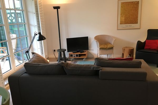  App. Auerhahn im "Schmugglerhus" Wieck - Wohnzimmer