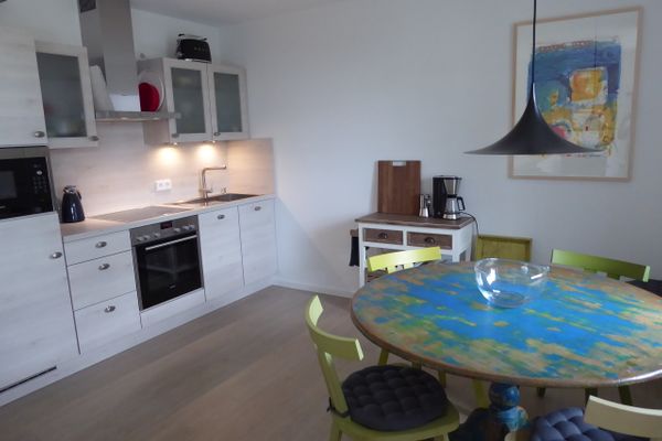  App. Auerhahn im "Schmugglerhus" Wieck - Küche / Küchenzeile