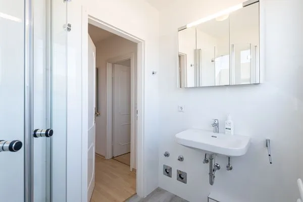 Badezimmer  Haus Nordseegruss, App. 4