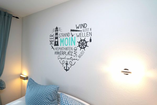  Ferienwohnung Baltrum in Hartward Hartward - Schlafzimmer