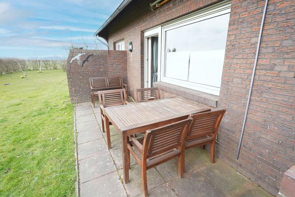  Ferienwohnung Baltrum in Hartward Hartward - Terrasse