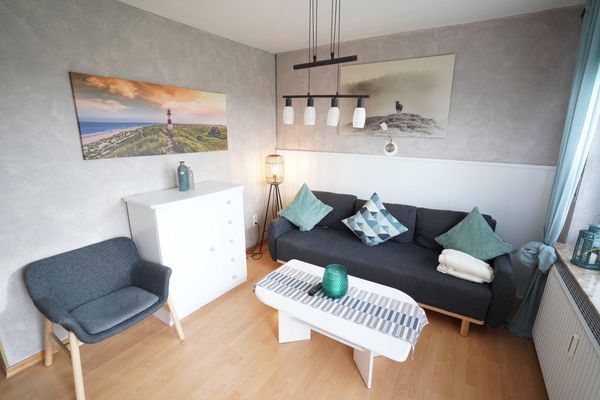  Ferienwohnung Baltrum in Hartward Hartward - Wohnzimmer