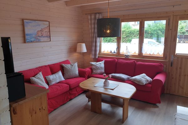  Blockhaus - de lüt holt hus  - Wohnzimmer