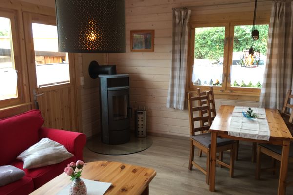  Blockhaus - de lüt holt hus  - Wohnzimmer