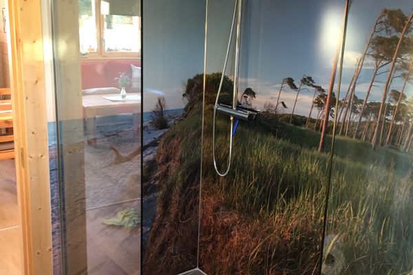  Blockhaus - de lüt holt hus  - Badezimmer
