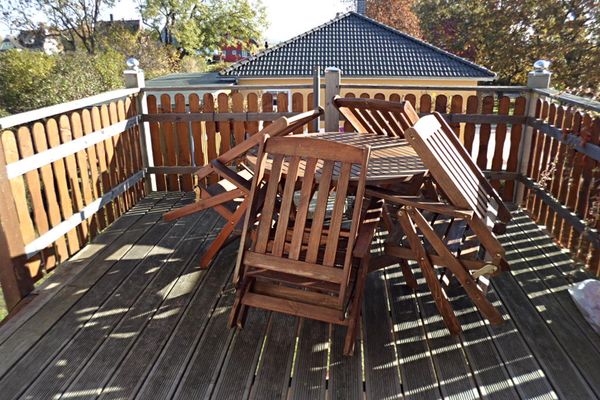  Boddenbrise II Wieck - Terrasse