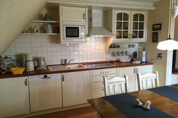  Ferienwohnung zur Brake Wieck - Küche / Küchenzeile