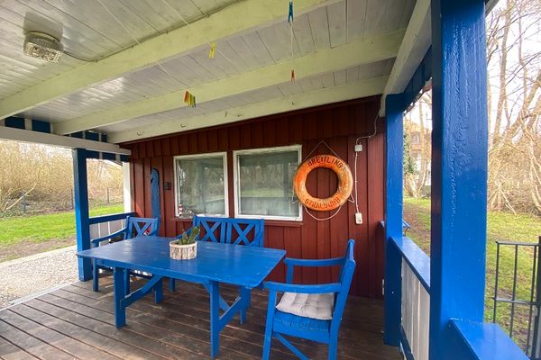  Ferienhaus Bredow Prerow - Terrasse