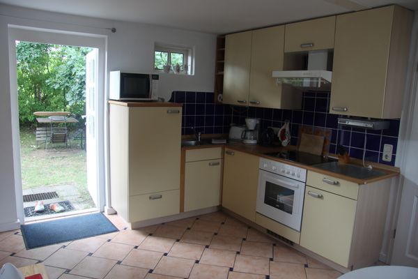  Ferienwohnung  an der Goldschmiede Wieck - Küche / Küchenzeile