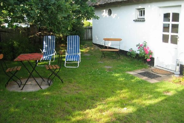  Ferienwohnung  an der Goldschmiede Wieck - Fassade / Eingang