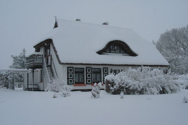  Ferienhaus an der Goldschmiede Wieck - Fassade / Eingang