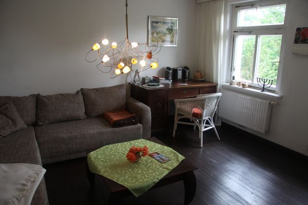  Ferienhaus an der Goldschmiede Wieck - Wohnzimmer