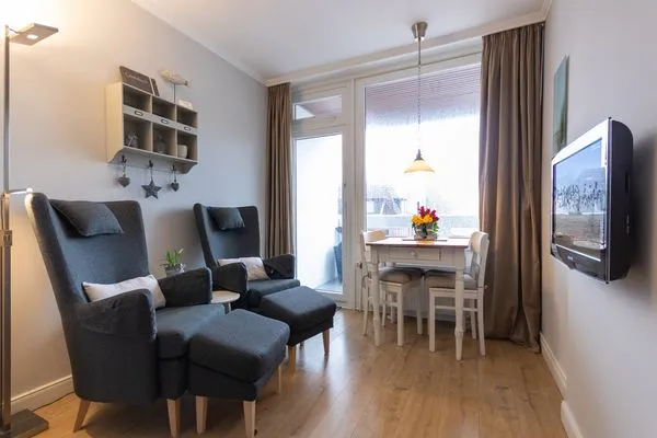 Wohnzimmer  Loreley App. 18 "Düne 18"