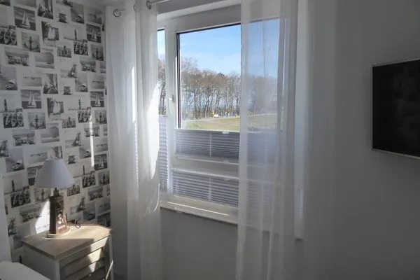Blick aus dem Schlafzimmerfenster Residenz am Strand Wohnung 2-36
