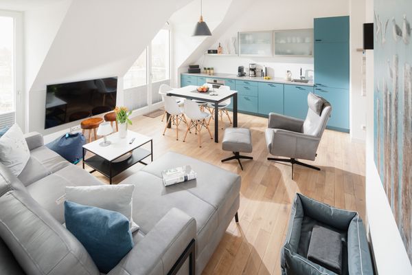 Residenz am Kurpark Quartier M12  - Wohnzimmer