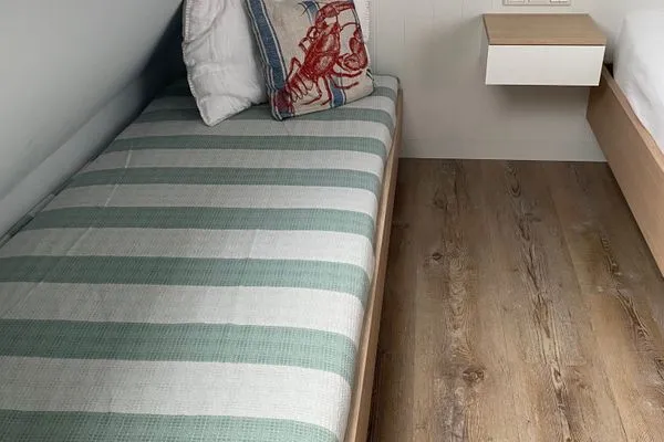 Schlafzimmer Töwerhus Ferienwohnung Hummer