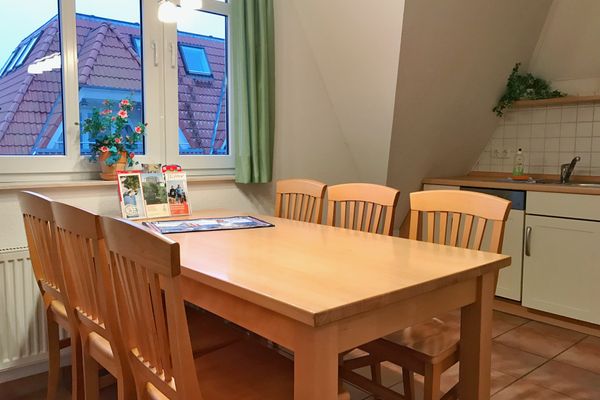 Essbereich in der Küche