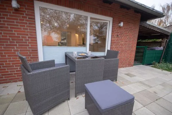  Haus Seestern Stickenbüttel - Terrasse