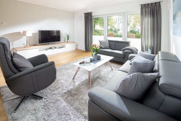  Wolkenlos Norderney-Stadt - Wohnzimmer