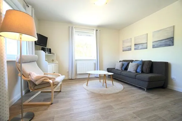 Wohnzimmer  Gemütliche Ferienwohnung Schleistübchen in Fahrdorf für 2 Personen