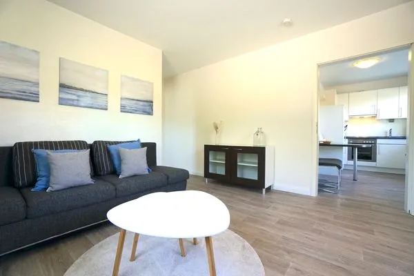 Schlafzimmer  Gemütliche Ferienwohnung Schleistübchen in Fahrdorf für 2 Personen