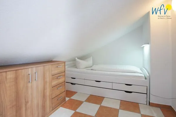 Schlafzimmer Holiday Residenz II Ferienwohnung Borkumer Abendsonne