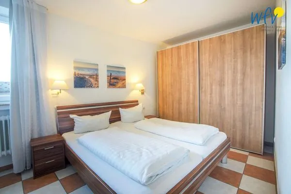 Schlafzimmer Holiday Residenz II Ferienwohnung Borkumer Abendsonne