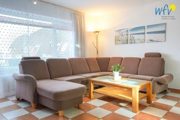Wohnzimmer Holiday Residenz II Ferienwohnung Borkumer Abendsonne