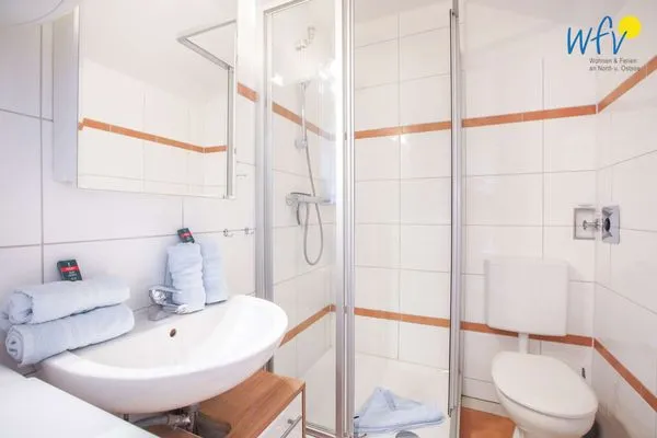 Badezimmer Holiday Residenz II Ferienwohnung Borkumer Abendsonne