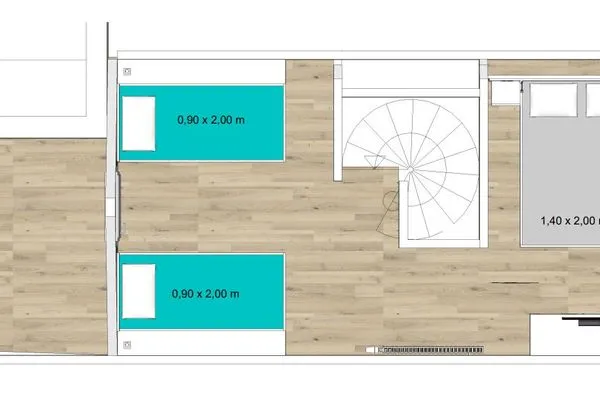 Grundriss Haus am Dorfbrunnen Ferienwohnung Düne