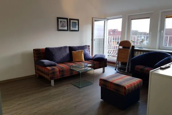 Wohnzimmer Haus Köln Ferienwohnung "Pier Ost"