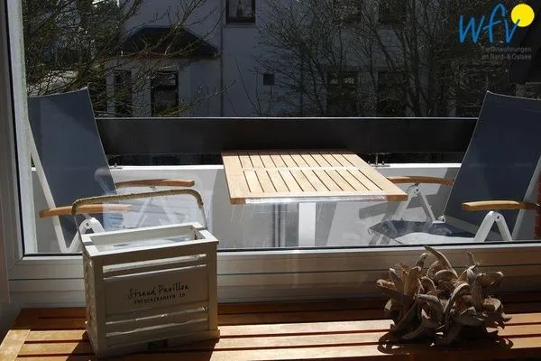 Balkon Haus Gorch Fock Ferienwohnung Meerwooge