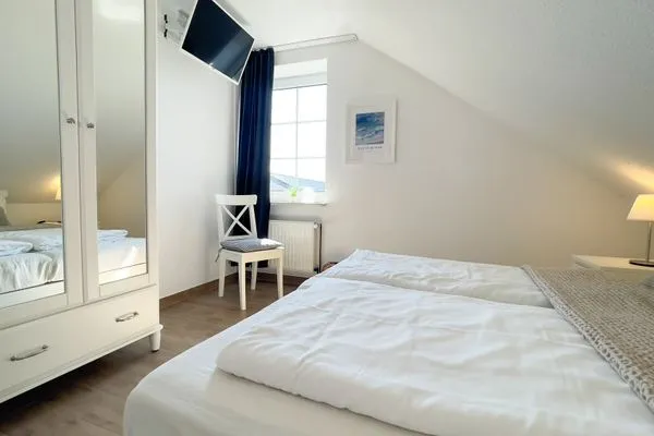 Haus Kirsten Duhnen FeWo 6 Duhnen - Schlafzimmer