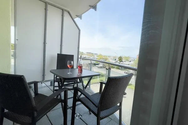 Haus Nordseebrandung FeWo D1.4 Sahlenburg - Balkon