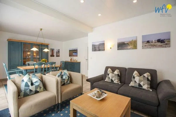 Wohnzimmer Ferienhaus Theilmeier Ferienhaus Theilmeier Borkum