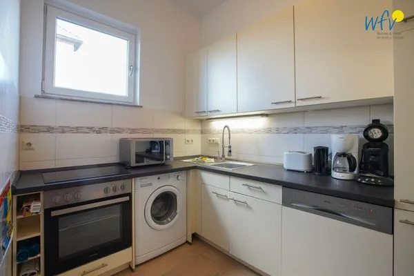 Küche / Küchenzeile Haus Groote Blüse Ferienwohnung 1