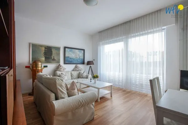 Wohnzimmer Haus Groote Blüse Ferienwohnung 1