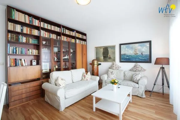 Wohnzimmer Haus Groote Blüse Ferienwohnung 1