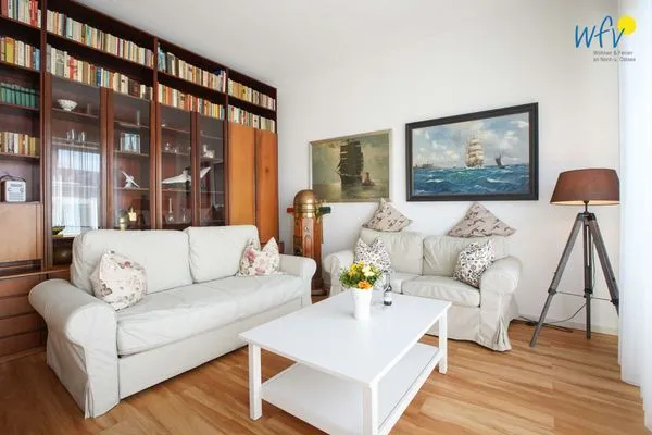 Wohnzimmer Haus Groote Blüse Ferienwohnung 1