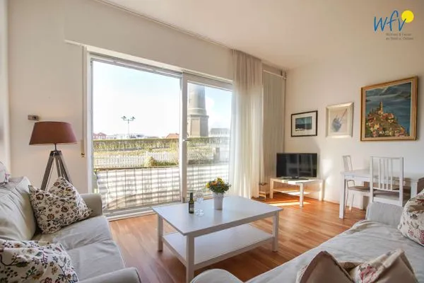 Wohnzimmer Haus Groote Blüse Ferienwohnung 1