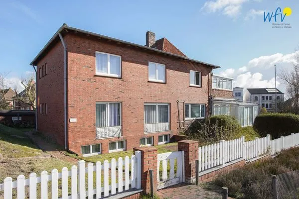 Hauptansicht Haus Groote Blüse Ferienwohnung 1