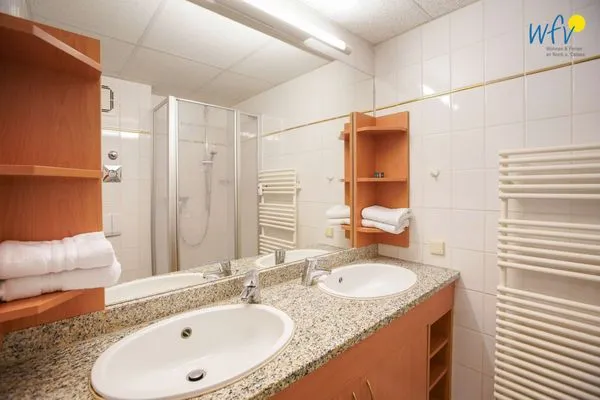 Badezimmer Appartement-Haus Regina Ferienwohnung Seeschwalbe