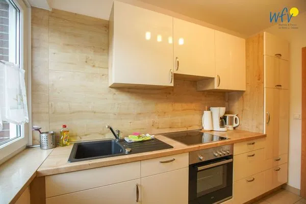 Küche / Küchenzeile Haus Blanke Fenne 2d Ferienwohnung Auerhahn
